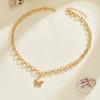 Diamond Love Necklace Alloy Jewelry Niche Versatile Sweet Clavicle Chain Women's Summer Necklace