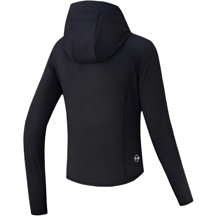 Anta Training Series Hooded Slim Fit Zipper Sun Protection Jacket Women jackets 162627709-8