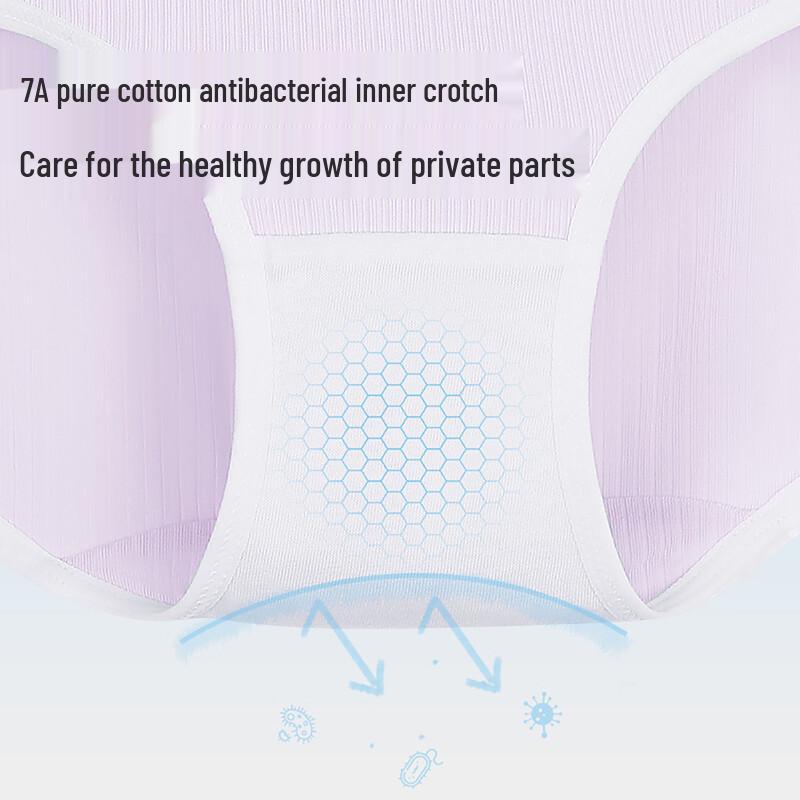 Girls' Breathable Modal Briefs (3-Pack)