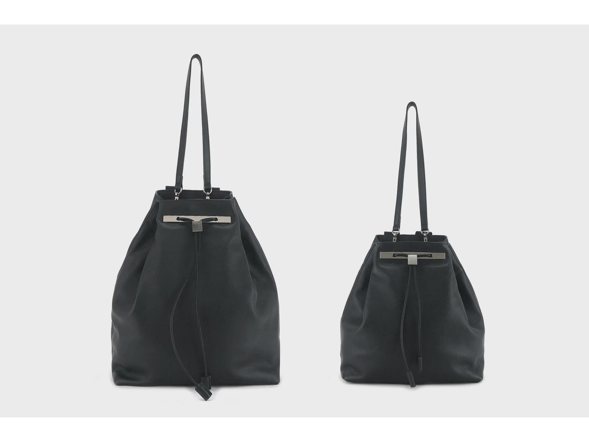 

Европейский и американский ретро рюкзак из коровьей кожи с завязками Small