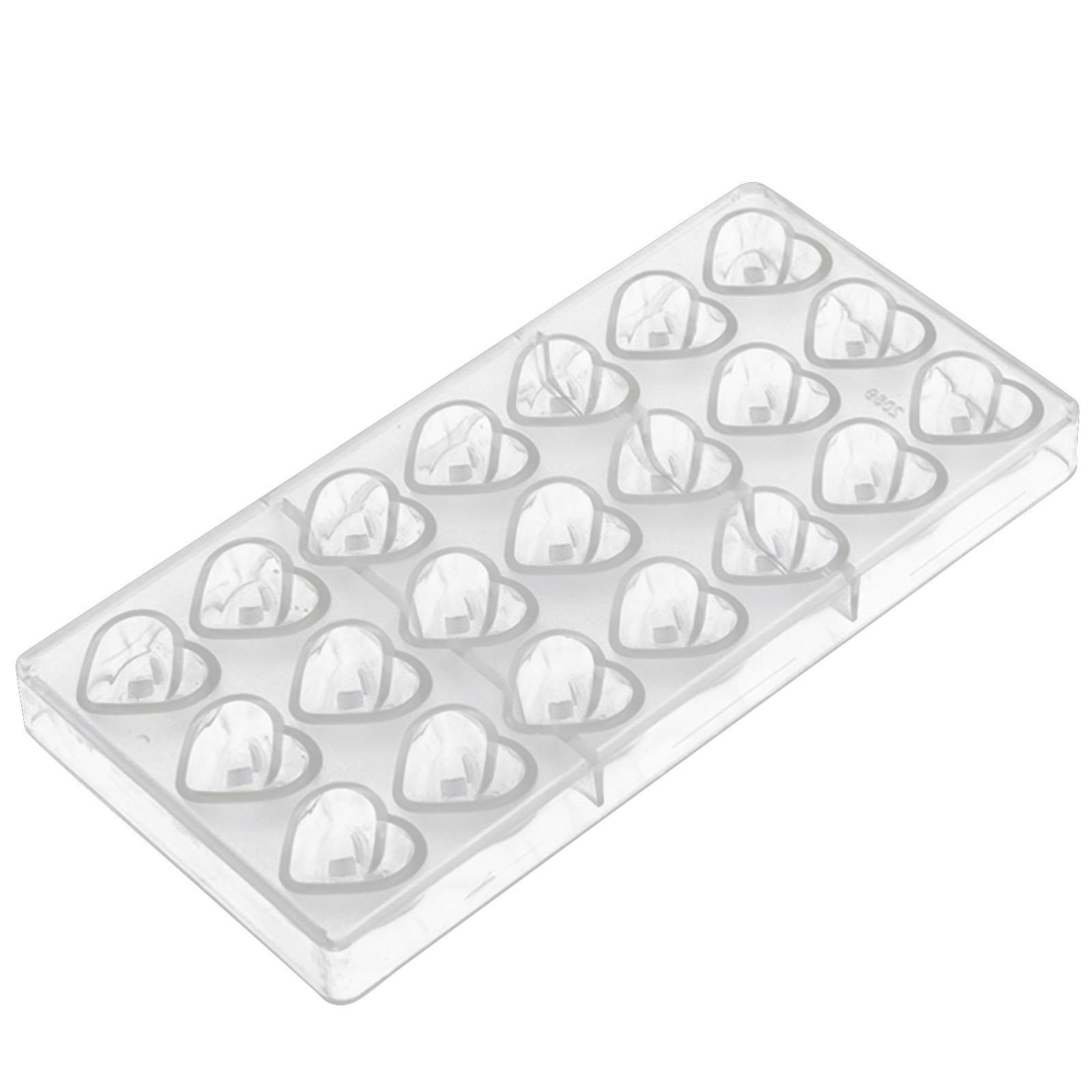 

Шоколадные конфеты в форме сердца DIY Инструмент для ПК из поликарбоната