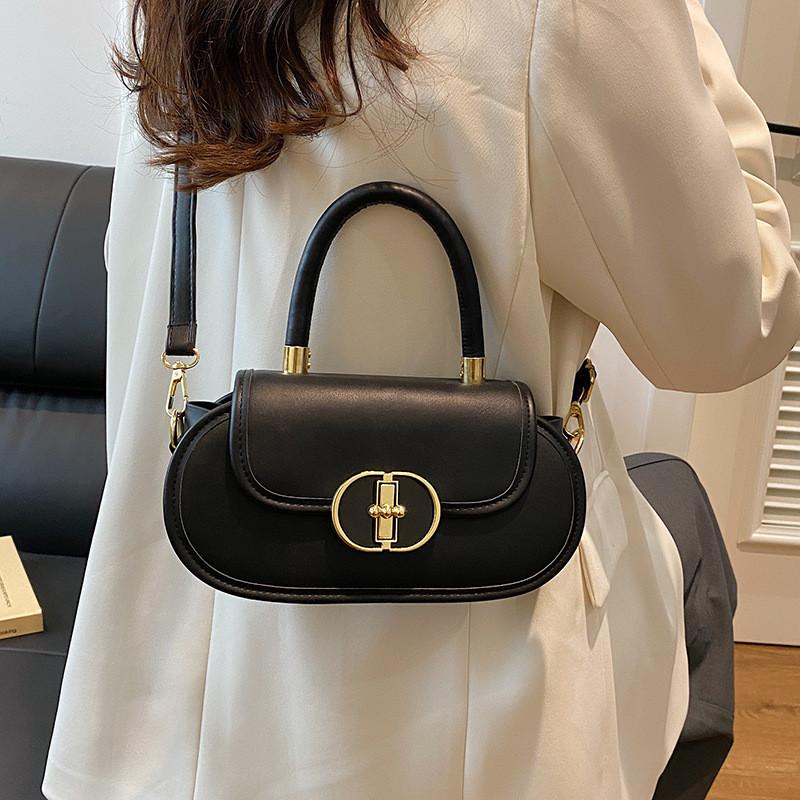Minimalist Pu Small Square Crossbody Bag With Top Flap For Daily Use Women