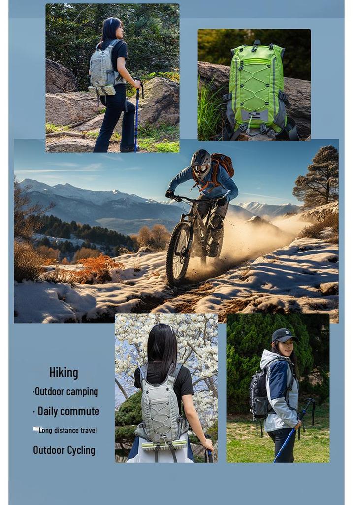 2026 Dual-Use Large Capacity Cycling Backpack & Shoulder Bag