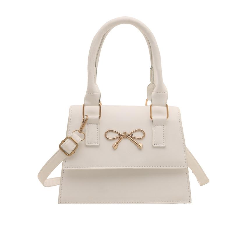 Popular fashion handbag summer new small fresh sweet bow messenger small square bag