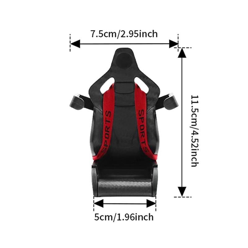 

Universal car phone holder creative automotive products racing seats phone holder hot selling fixed holder червоний