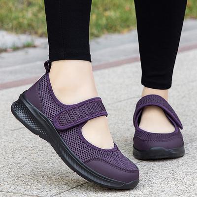 Summer Breathable, Non-slip Walking Shoes, Athleisure, Lightweight, Plus Size Medium and Mom Shoes