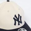 New Era 9FORTY Cap 940 MLB Embroidery Free Size NY Cream X Black M-CROWN