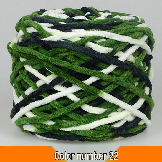 Plush Wool Yarn for Hand-Knitted Crochet Shoes & Slippers