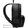 Nike Heritage Polyester Backpack Regular Unisex Black Gray BA5761-011
