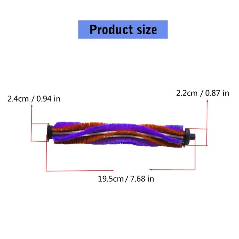 Main Brush Replacement For P8 U10 Handheld Vacuum Cleaner Accessories Washable Antitangling Roller Brush Replaceable