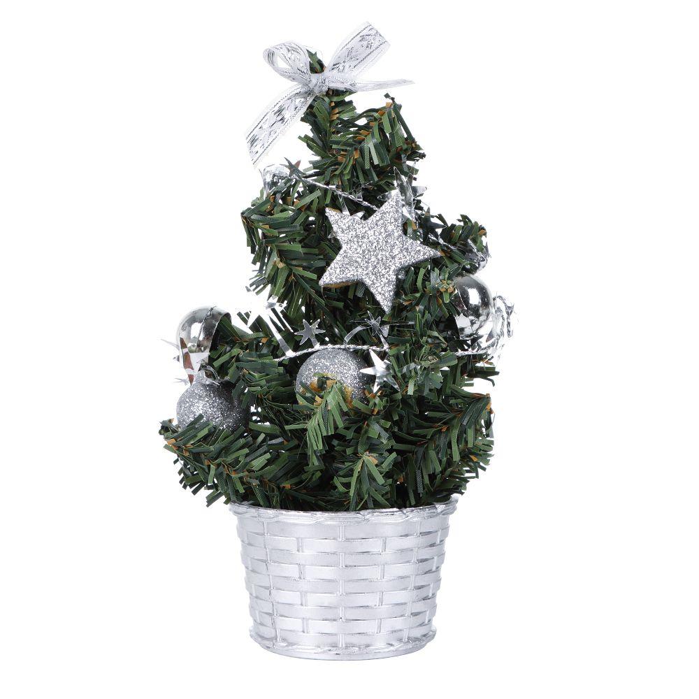 20cm Gift Party Decor Navidad Decoration Artificial Plant Table Xmas Tree Mini Christmas Tree Desktop Ornament