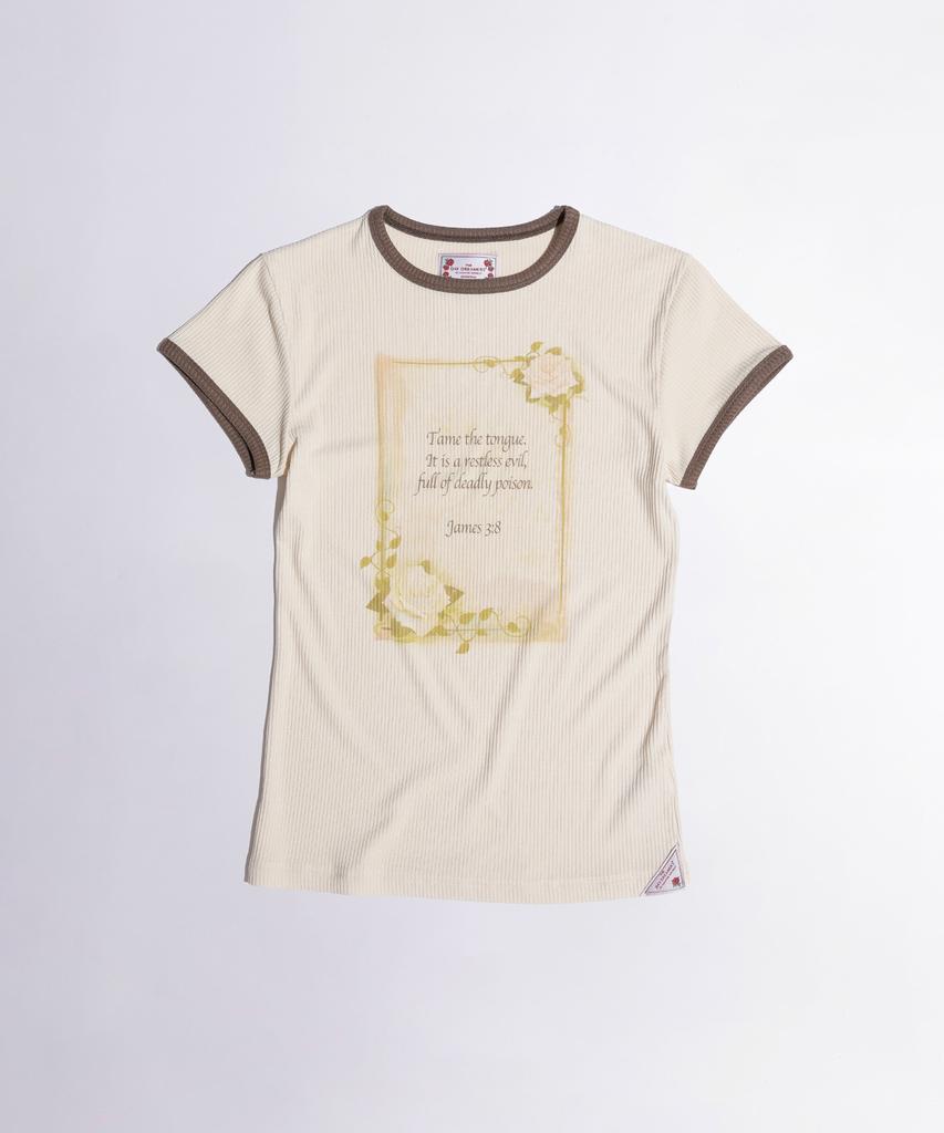 SCULPTOR Rose Ringer Tee Raw