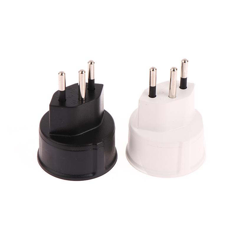 1Pc European France To Swiss Plugs Travel Adapter 3 Pin Plug 10A 250V Power Plug EU To Switzerland Electrical Plug Socket