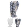 Crystal Angel Figurine 2 Inch Guardian Angel Statue Soothe Mood Pocket Healing Stone
