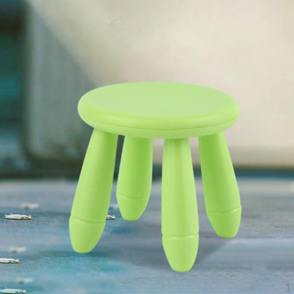 

Dollhouse Miniature Stool Chair Decor зелений