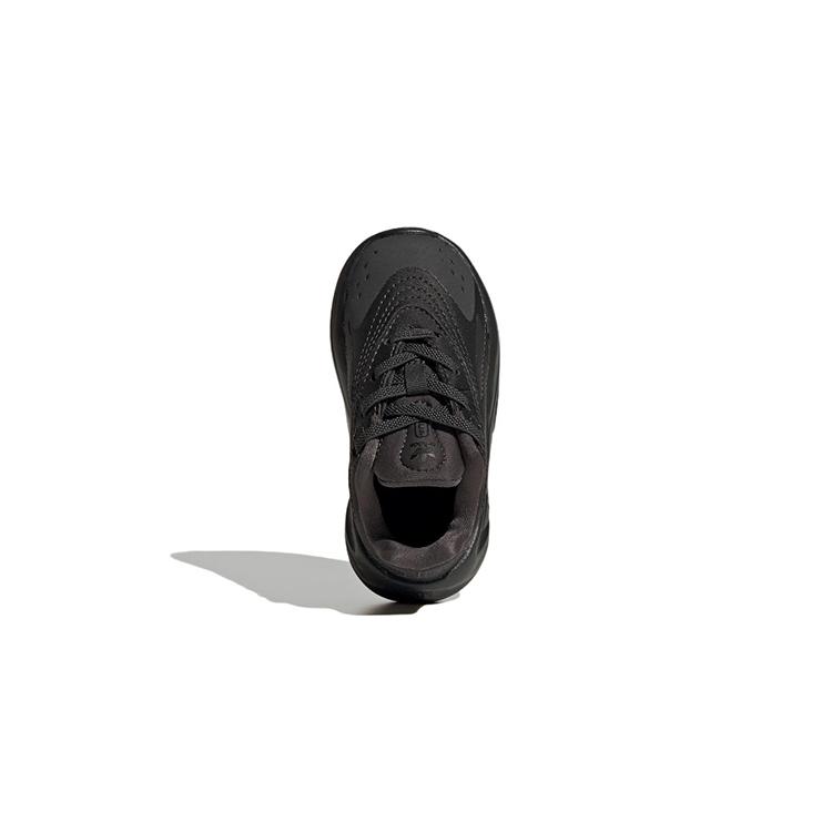 adidas Originals Ozelia El I Sports Casual Shoes Abrasion Resistant Low Top Toddler Shoes Black Infant And Toddler GW7214