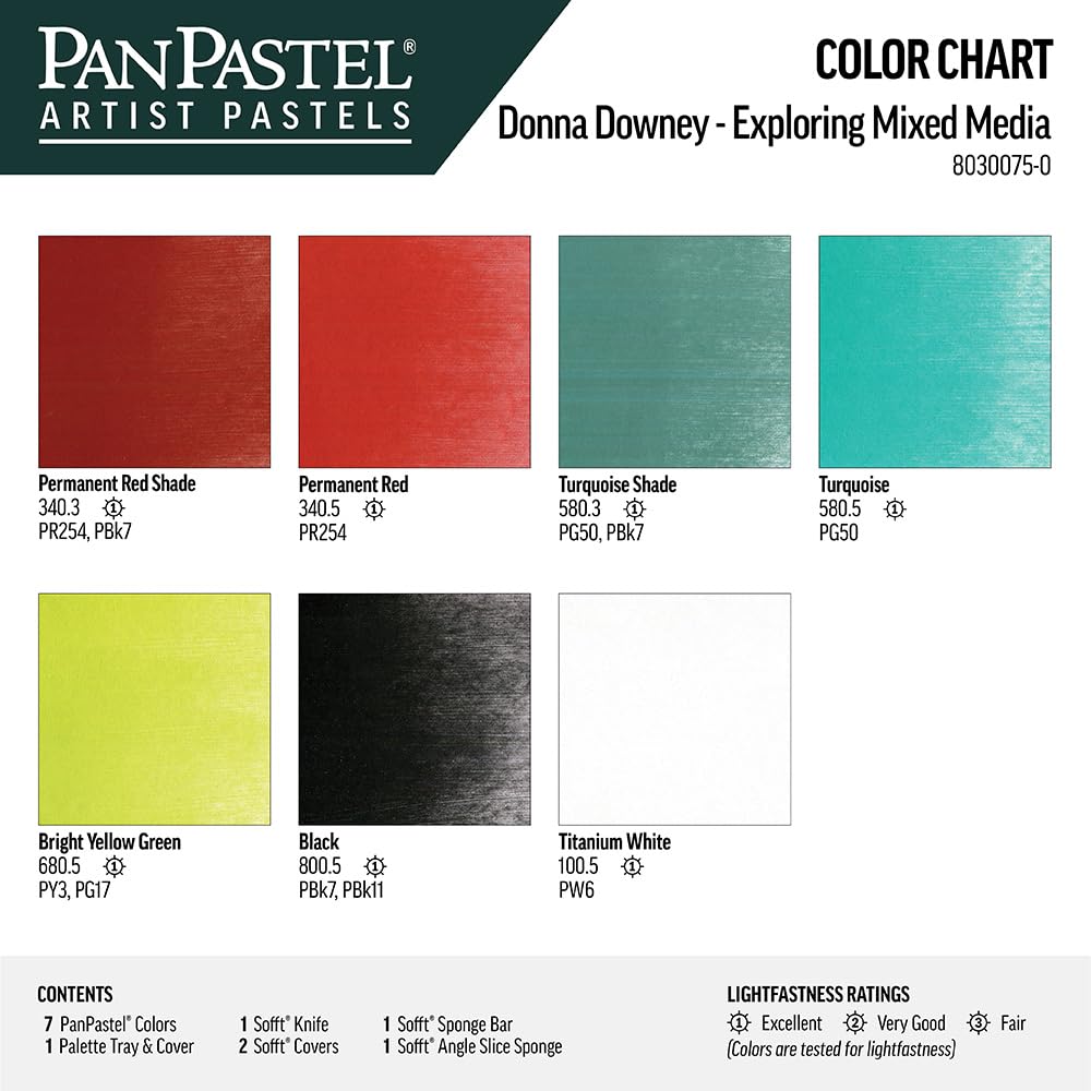 PanPastel 7-Color Mixed Media Set 1 30075