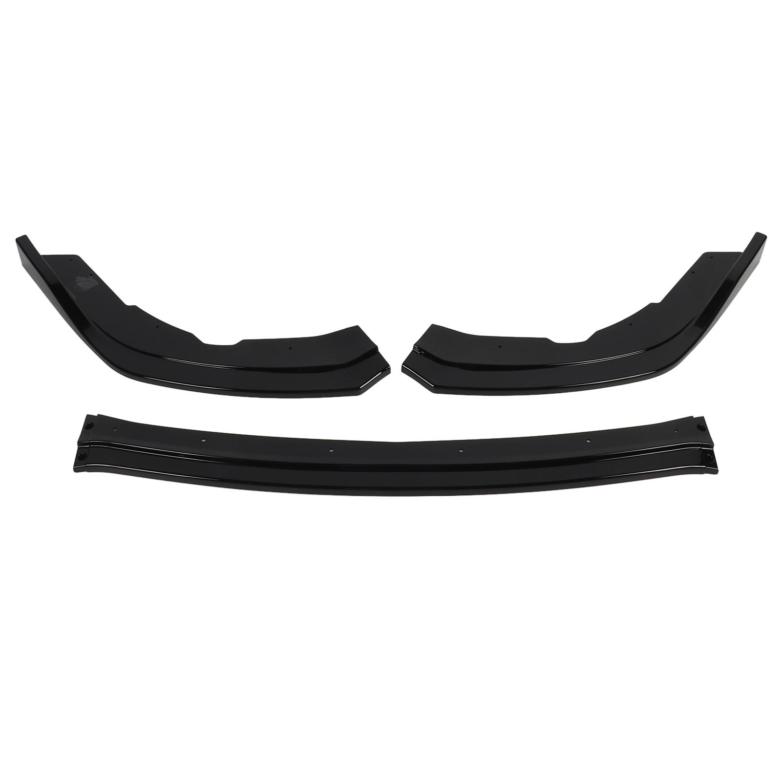 

Front Bumper Lip Spoiler 3 Segment Type Car Bumper Lip Splitter Diffuser Body Kit Replacement for Subaru Impreza WRX