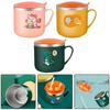 316 Stainless Steel Steel Milk Cup Double Layer ML Stainless Steel