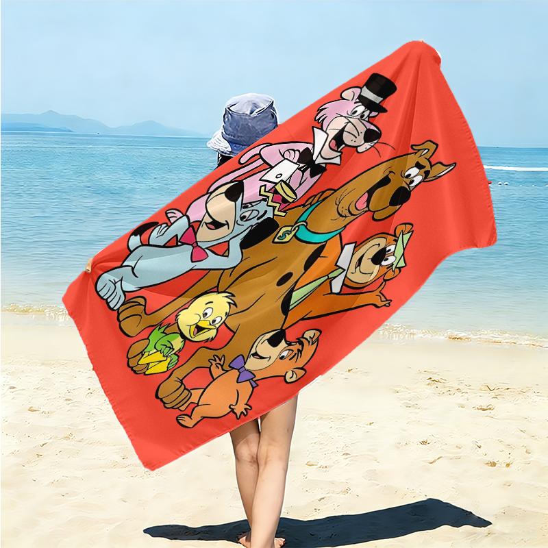1Pc Scoobydoo Mystery Solvers Beach Towel Microfiber Beach Towel Thin Absorbent For Beach Swimming Yoga Bath Sports 0917154