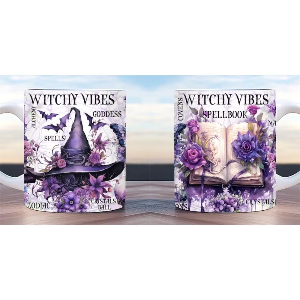 Череп Волшебника Бабочка Кошка Кошка Керамическая Кружка-подставка под Кофе Чашка для Чая Цветок Книга 301-400ml