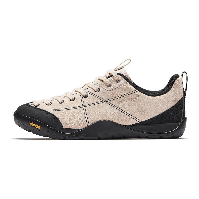 Anta Champion Xunshan Series women lifestyle casual shoes 2026 spring off-white-black 122618805A-3 37.5