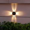 Waterproof Solar Wall Lamp Solar Powered LED Light Outdoor Wall Light Smart Light Control Garden Fence Light Balcony