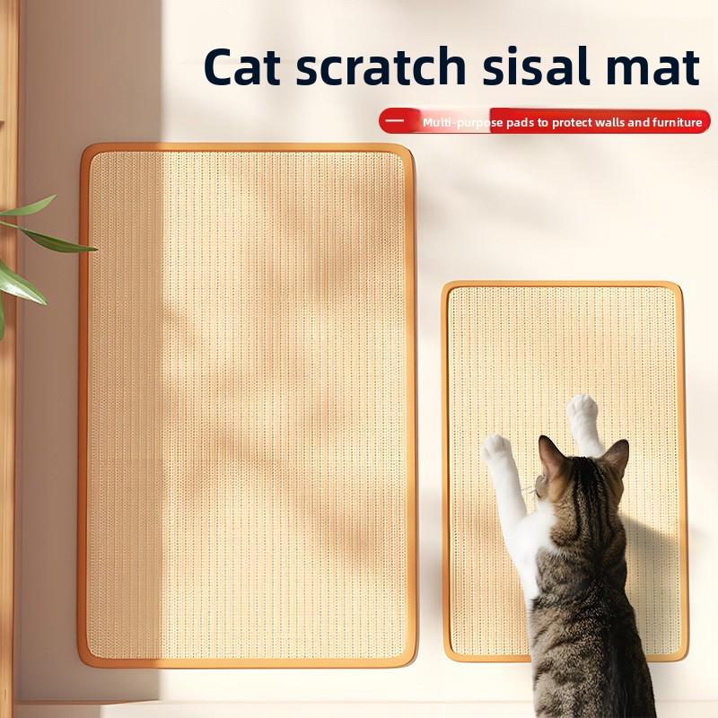 Slijtvaste en niet-schilferende sisal pad, krabplank voor katten, bescherming tegen krabben voor banken, klauwgat voor de muur, klauwslijpen, kattenproducten voor de muur