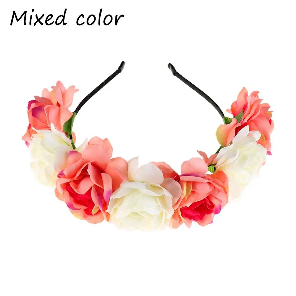 1PC Elegant Bridal Rose Flower Hairpins Barrette Wedding Bridesmaid Brooches Party Fashion Hair Clips Hair Styling Accessories