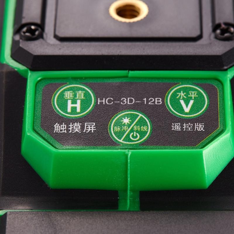 12 Line Leveling Level with ±1mm/ Accuracy and Waterproof Design for Construction Use
