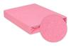 Prześcieradło frotte z gumką 150/160x190/200 classic różowe
