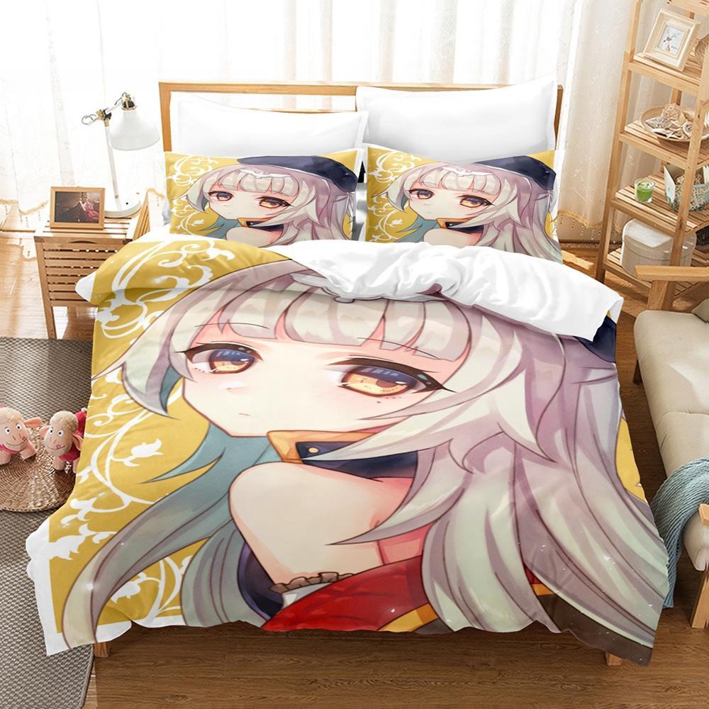 3d Print  Kawaii Girl Azur Lane Bedding Set Single Twin Full Queen King Size Bed Set Adult Kid Bedroom Duvet Cover Sets