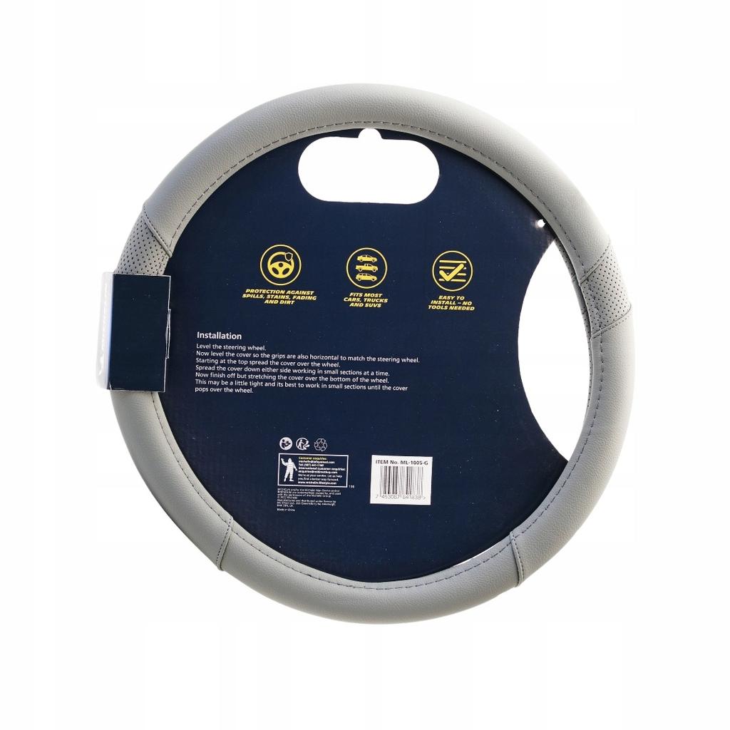 Michelin Pokrowiec Na Kierownicę Szary M 36,8-39,4Cm Do Auta