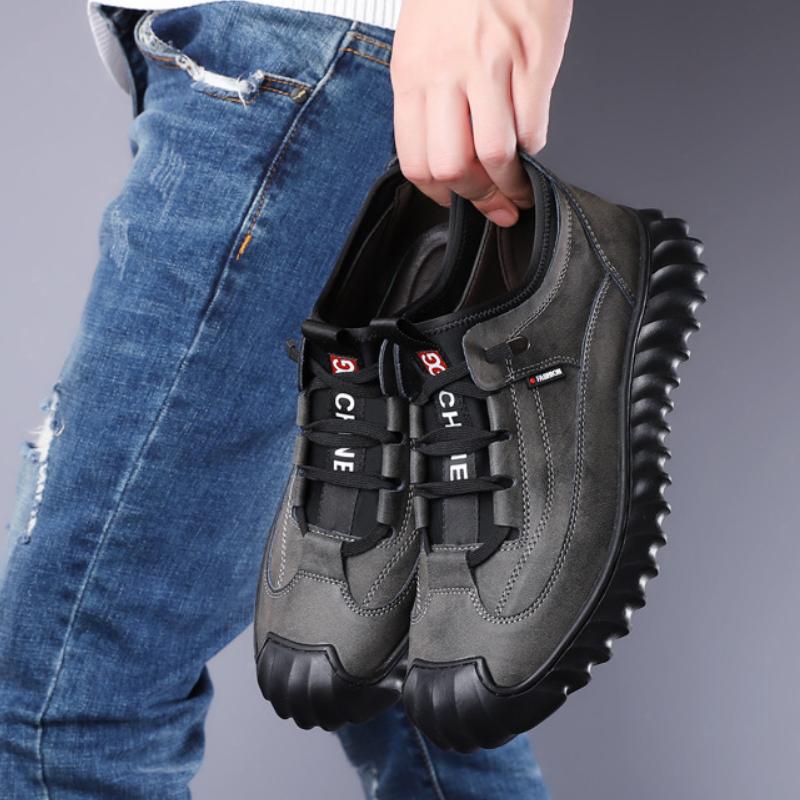 Leisure Outdoor Sports Shoes for Men 2024 New Wear-resistant Anti Slip Hiking Shoes Breathable Soft Soled Four Season Travel