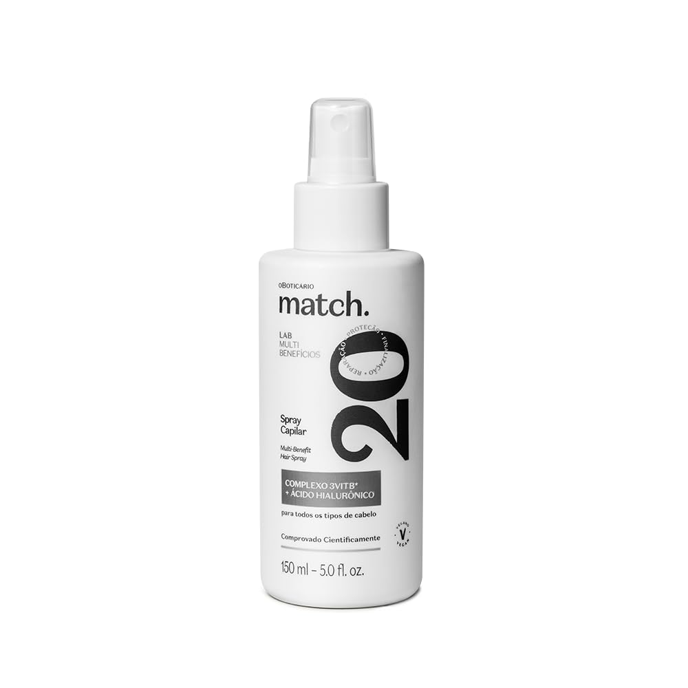 

O Boticario Match Hair Treatment Spray LAB OBOTICARIO MATCH SPRAY CAPILAR LAB 150ml