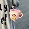 Crayon Xiaoxin peripheral cup, high-value ceramic mug, couple coffee cup, birthday gift for boys and girls
