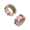 100-500pcs Color Valentine's Day Heart Sticker Birthday Gift Packaging Seal Sticker Party Invitation Decor Sticker Baking Label