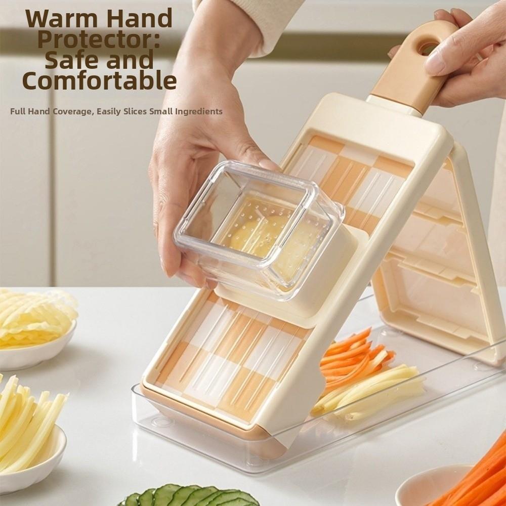 Washable Vegetable Fruit Slicer Manual Operation Potato Chopper Food Grater  Household Use