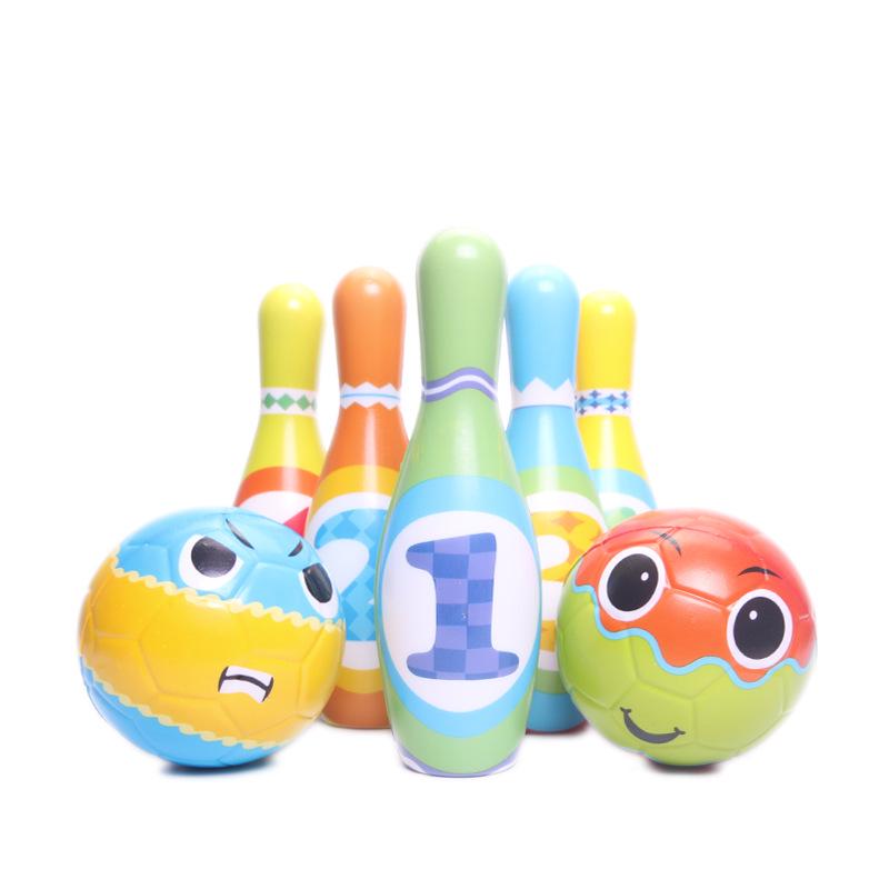 Children's Solid Indoor Bowling Ball - Large, Safe, Parent-Child Sports Toy for Kindergarten Games