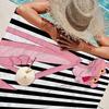 The P-Pink P-Panther Big Microfiber Beach Towels Quick Dry Towel Sand Beach Towels Pool Towel For Travel Swim Pool Yoga