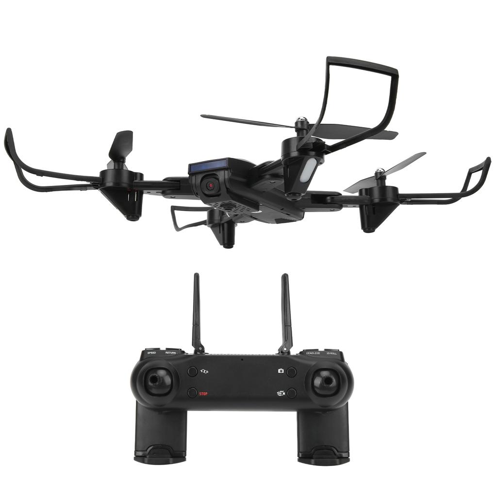 Remote Control 4K Camera Drone Altitude Hold Foldable RC Quadcopter with LED Light