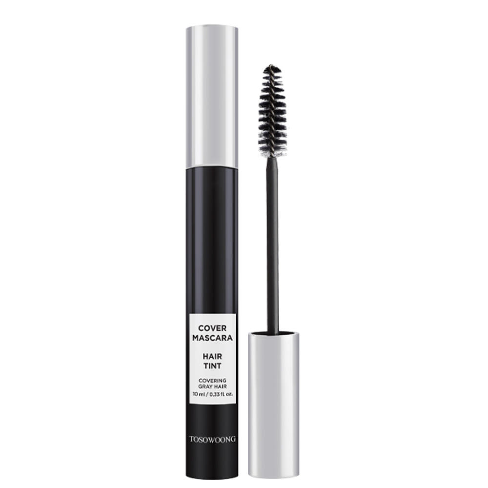 Hair Tint Cover Mascara Gray Hair Root Touch Up Black 10ml