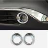 Chrome Front Fog Light Lamp Cover Trim for   Toyota Venza Accessories