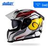 Jiekai Full Face Electric Motorcycle Helmet - Unisex, All-Season Racing Safety