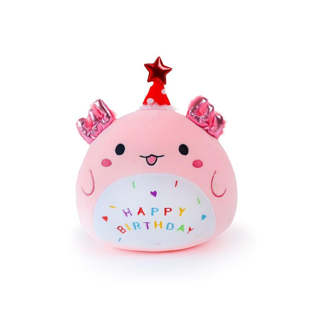 

Squishy Soft Plush Salamander Stuffed Animal Cute Unicorn 8/12in Pillow Toy for Birthdays Party Favors & Gift Exchanges Huggable Doll Gift Pink-20cm