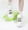 Fashion Spring new women's shoes heavy metal thick soles high top punk small leather  Gothic dark motorcycle boot tide Valentine's Day