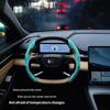 Plush Suede Flocking Steering Wheel Cover - Anti-Slip, Sweat-Absorbing Interior Decoration