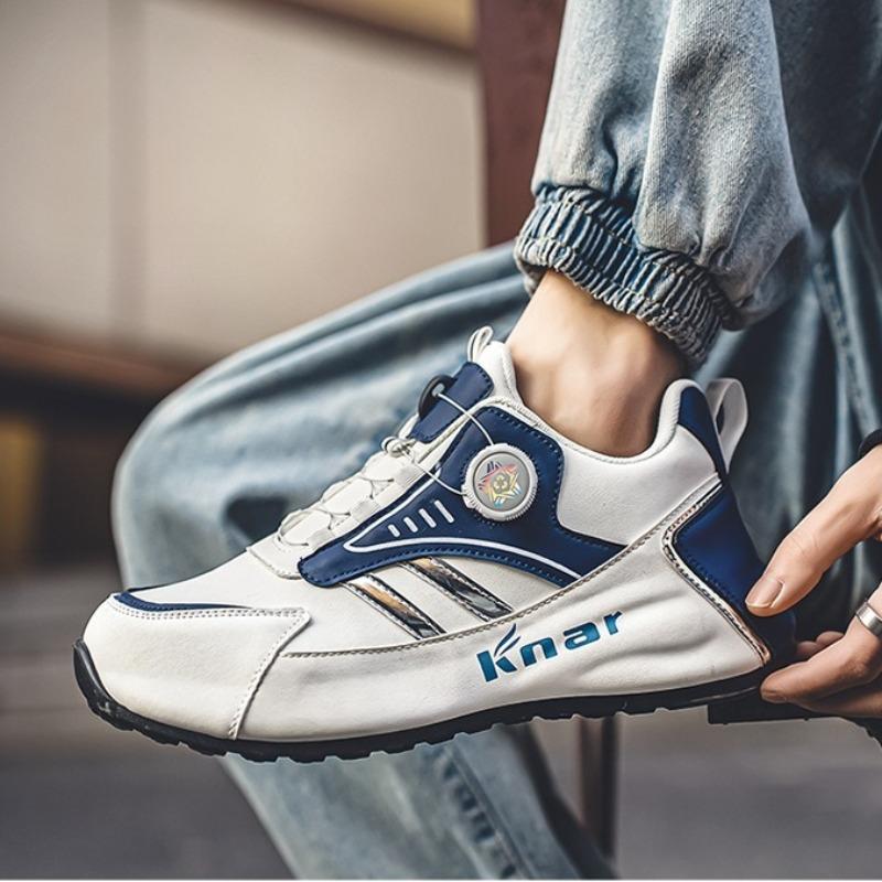 Fashion Fashion Sneakers for Men Breathable Casual Men Outdoor Comfort Light Soft Soled Shoes Leather Run Tennis Shoes Zapatillas Hombre