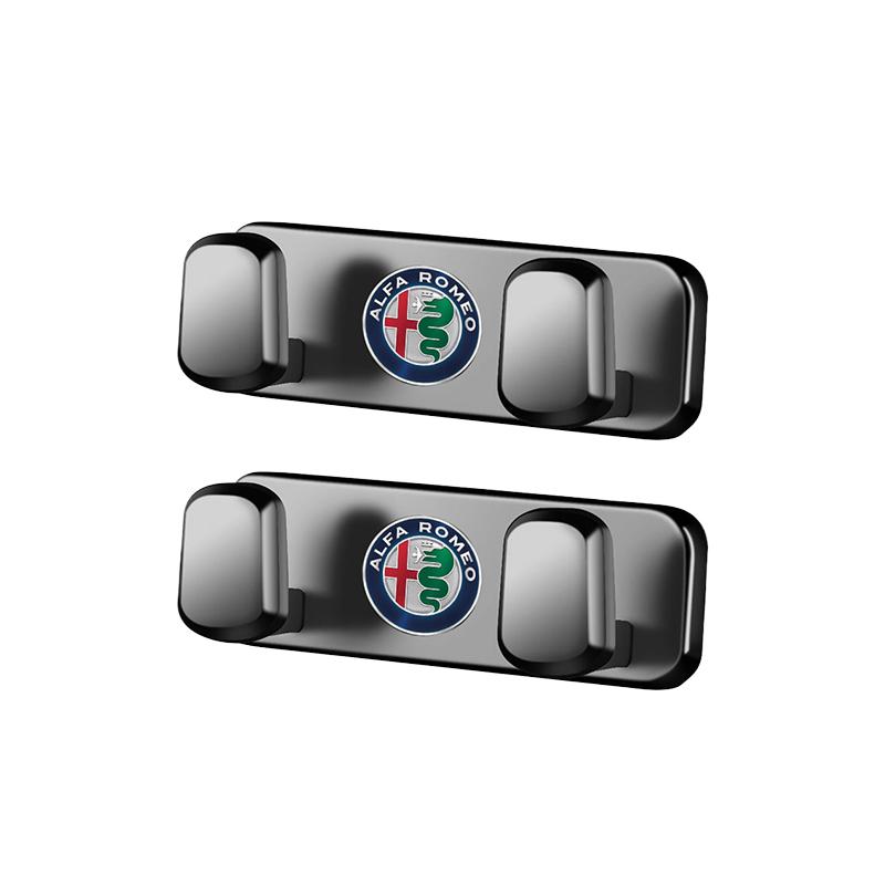EOMY5 Zinc alloy Car Hook Randomly Pasted Storage Bracket For Alfa Romeo Giulietta Mito 159 Giulia Stelvio 156 147 Tonale Brera Disco