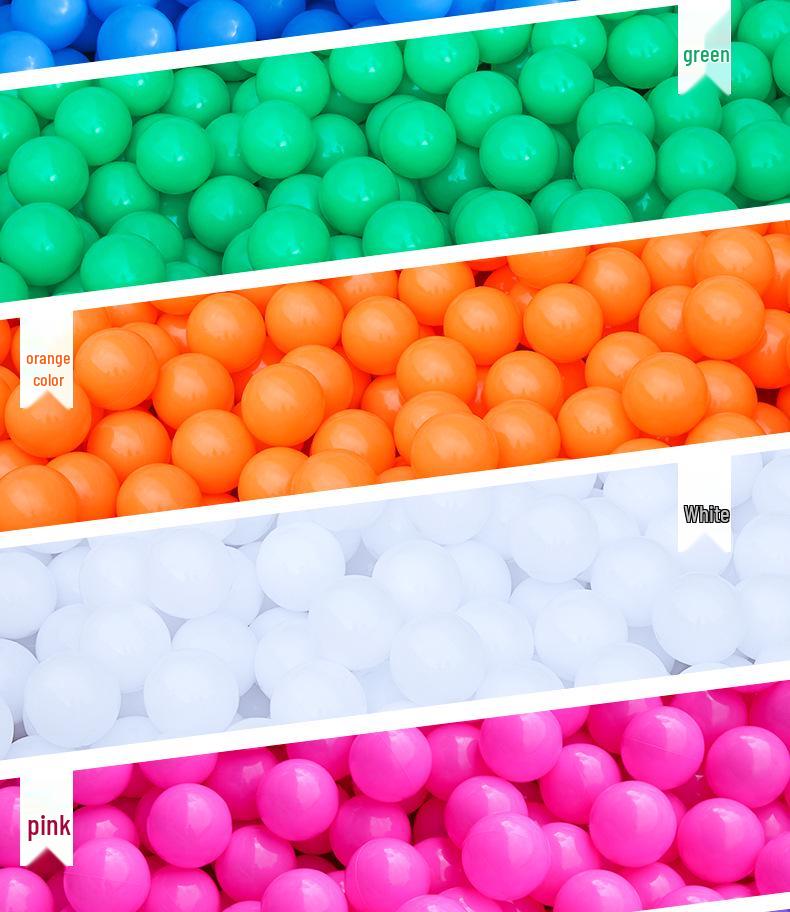 Colorful Children's Ocean Balls - Thickened 5.5CM, 7CM, and 8CM Balls for Ball Pits